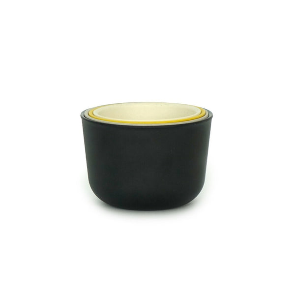 Enzo Black Ceramic Fluted Nesting Measuring Cups - World Market