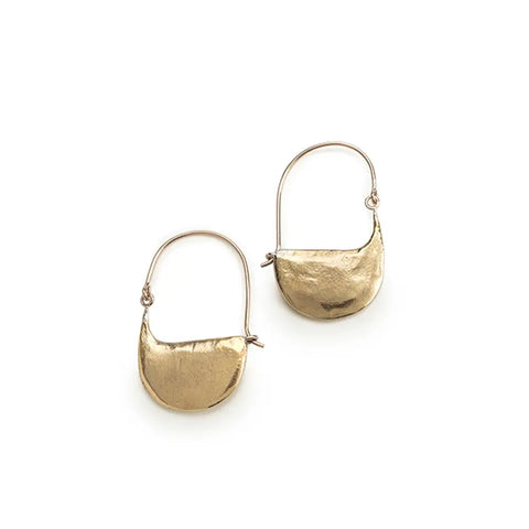 Wave Hoop Earrings