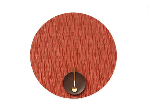 Round Arrow Placemat - Paprika