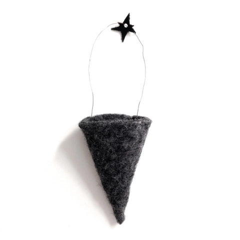 Felt Cone Ornament