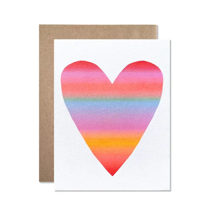 Gradient Heart Card