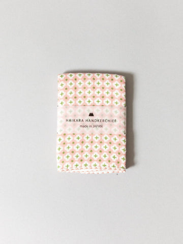 Haikara Little Handkerchief - Cross Pink