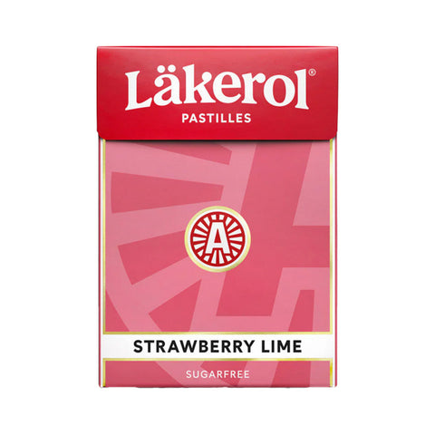 Läkerol Strawberry Lime Licorice Pastilles - 2.64oz