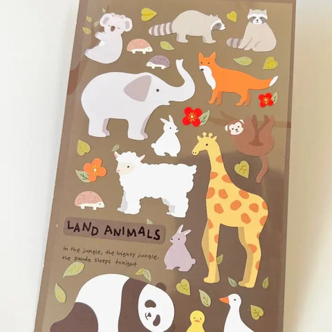 Land Animal Stickers