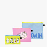 Moomin Together Recycled Zip Pockets - Set of Three