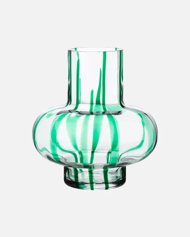 Umpu Vase - Clear/Green