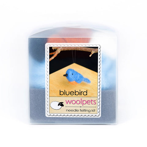 Woolpets Needle Felting Kit - Bluebirds