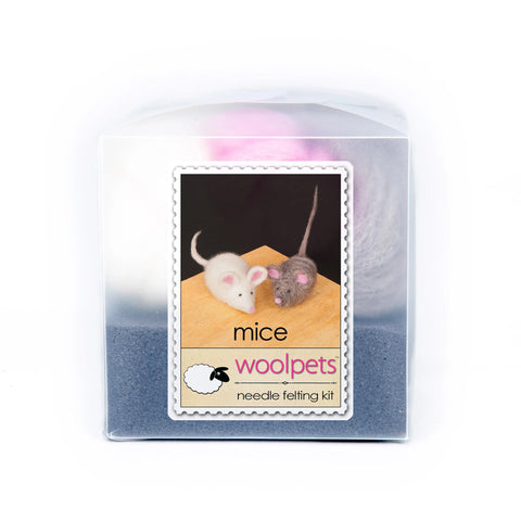 Woolpets Needle Felting Kit - Mice