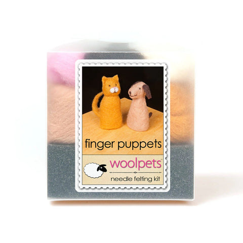 Woolpets Needle Felting Kit - Finger Puppets