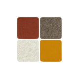 Bierfilzl Square Felt Coaster Set