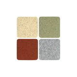 Bierfilzl Square Felt Coaster Set