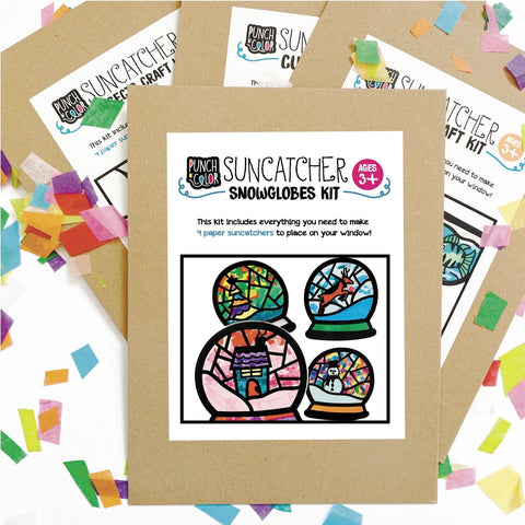 Suncatcher Kit - Snow Globes