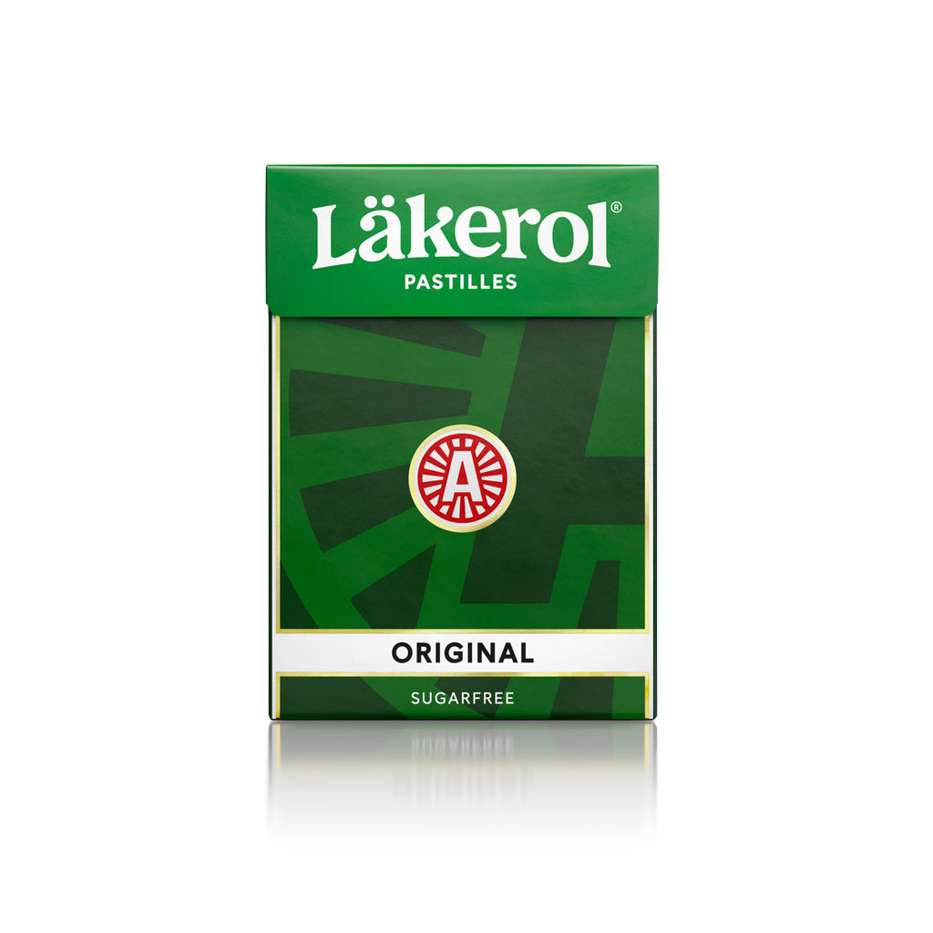 Läkerol Original Herb Menthol Licorice Pastilles - 2.64oz