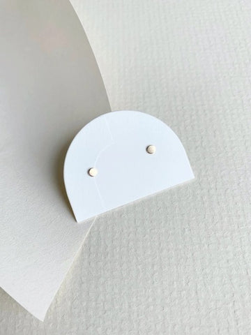 Mini Circle Stud Earrings