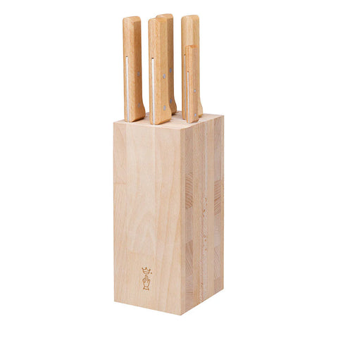 Opinel Parallèle Knife Block - 5pc Set