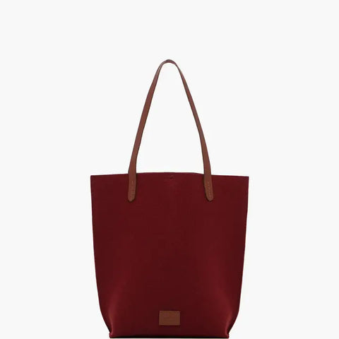 Hana Merino Wool Tote - Rosewood