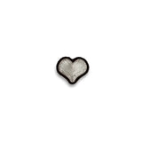 Silver Heart Brooch