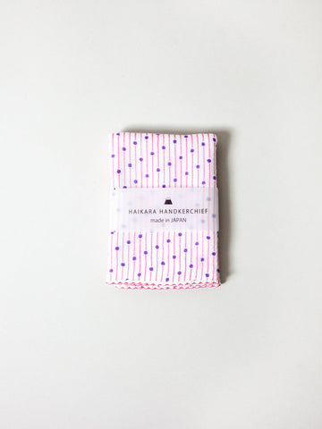 Haikara Little Handkerchief - Sudare Pink